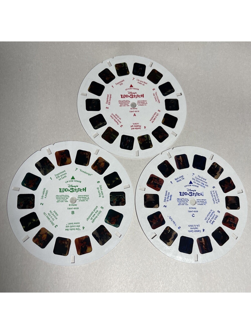 View Master Disney’s Lilo And Stitch 73649 Set Of Three Reels
